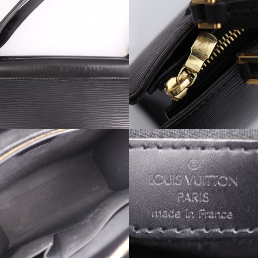 Louis Vuitton Epi Black Leather Handbag Tote Bag (Pre-Owned)