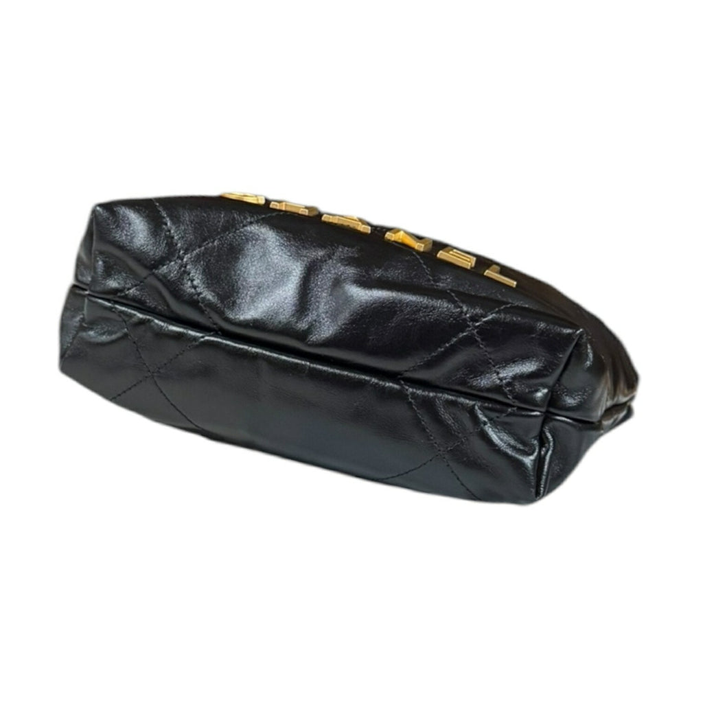 Chanel Black Handbag Shoulder Bag (Pre-Owned)