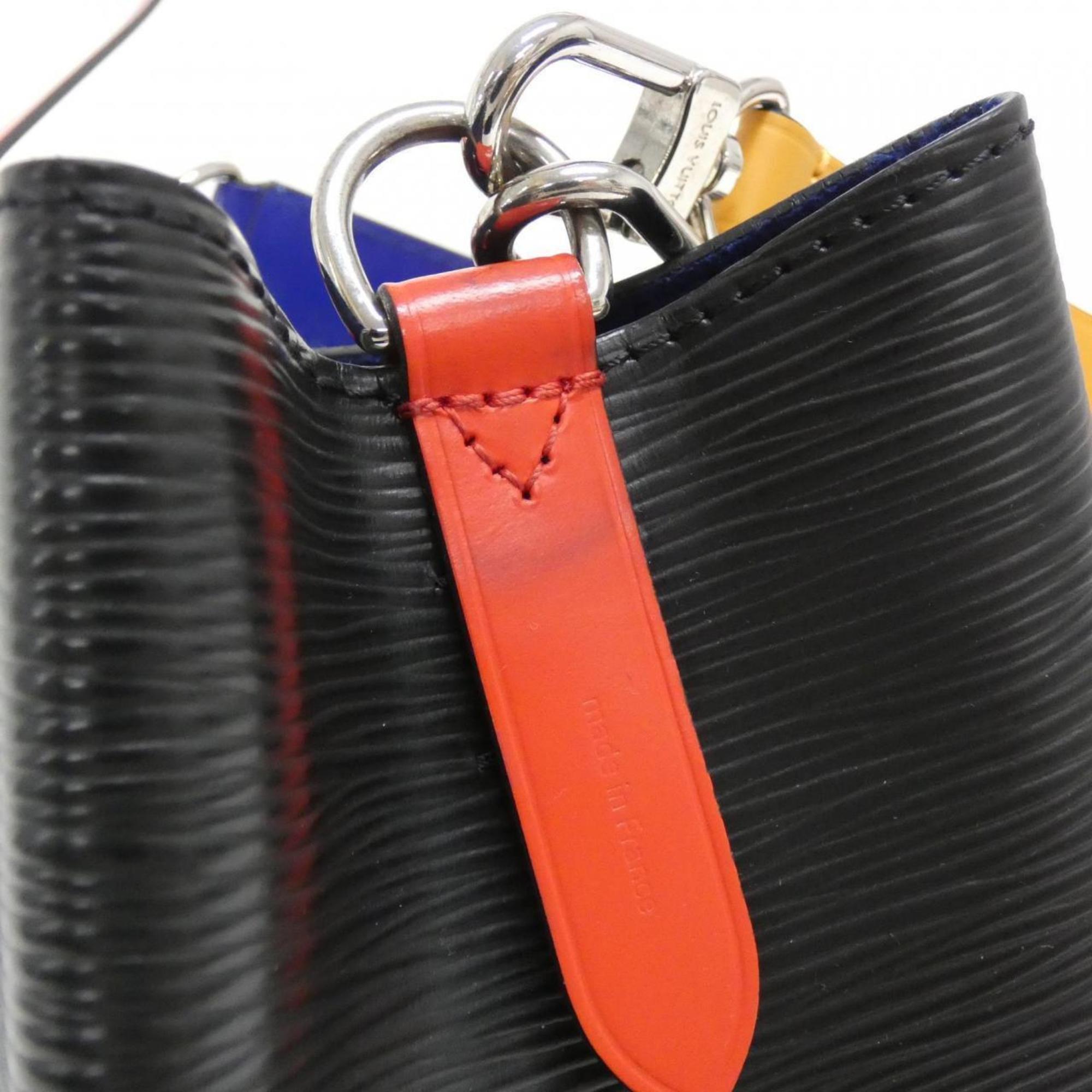 Louis Vuitton Noir Saffron Leather Shoulder Bag (Pre-Owned)