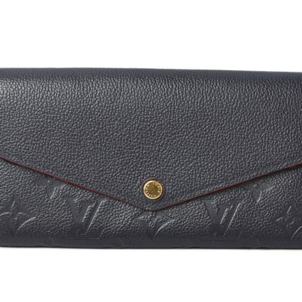 Louis Vuitton Rouge Monogram Empreinte Long Wallet (Bi-Fold) (Pre-Owned)
