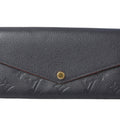 Louis Vuitton Rouge Monogram Empreinte Long Wallet (Bi-Fold) (Pre-Owned)