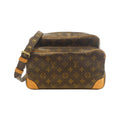 Louis Vuitton Marron Coated Canvas Shoulder Bag (Pre-Owned)