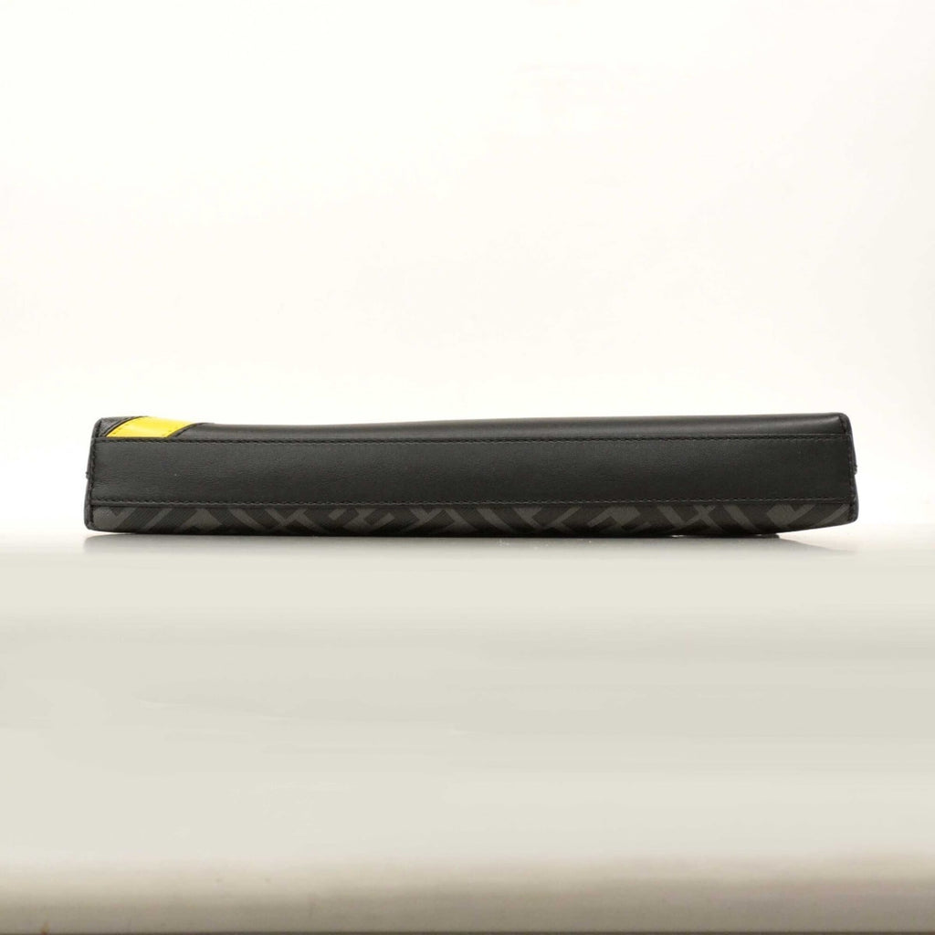 Fendi Black Yellow Pvc Shoulder Bag (Pre-Owned)