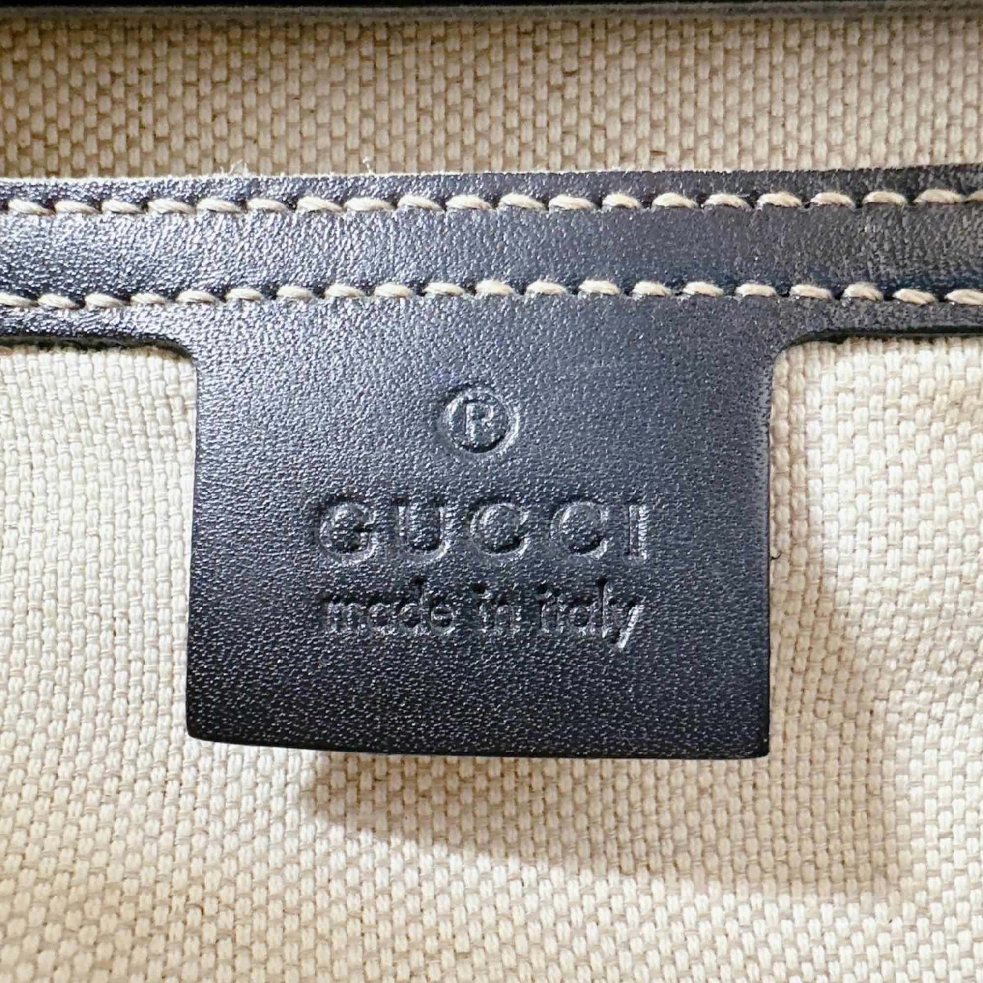 Gucci Gray Pvc Tote Bag (Pre-Owned)