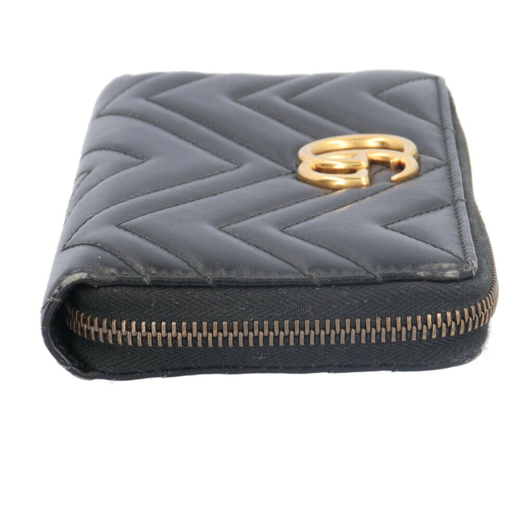 Gucci Black Leather Coin Purse/Coin Case (Pre-Owned)