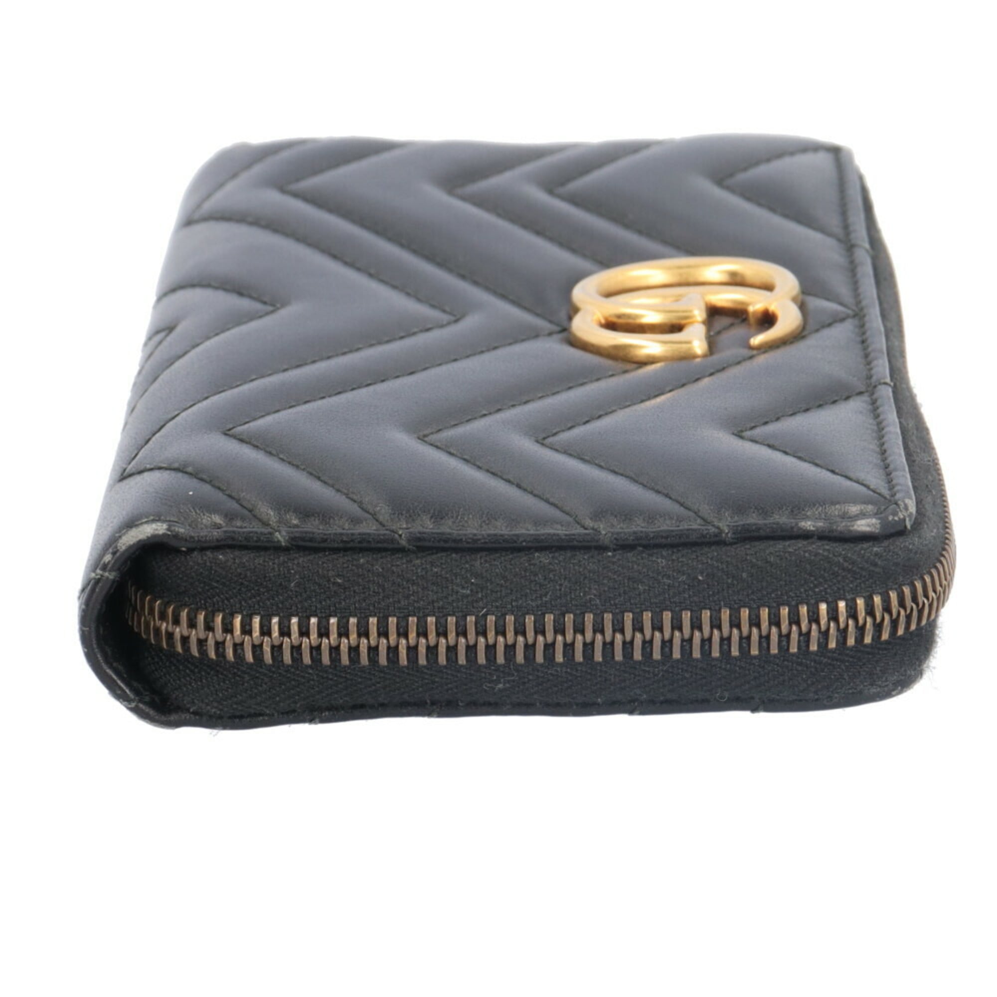 Gucci Black Leather Coin Purse/Coin Case (Pre-Owned)