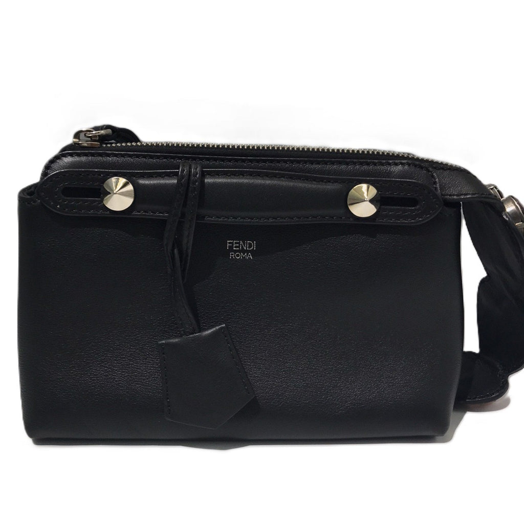 Fendi Black Leather Handbag Shoulder Bag (Pre-Owned)