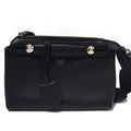 Fendi Black Leather Handbag Shoulder Bag (Pre-Owned)