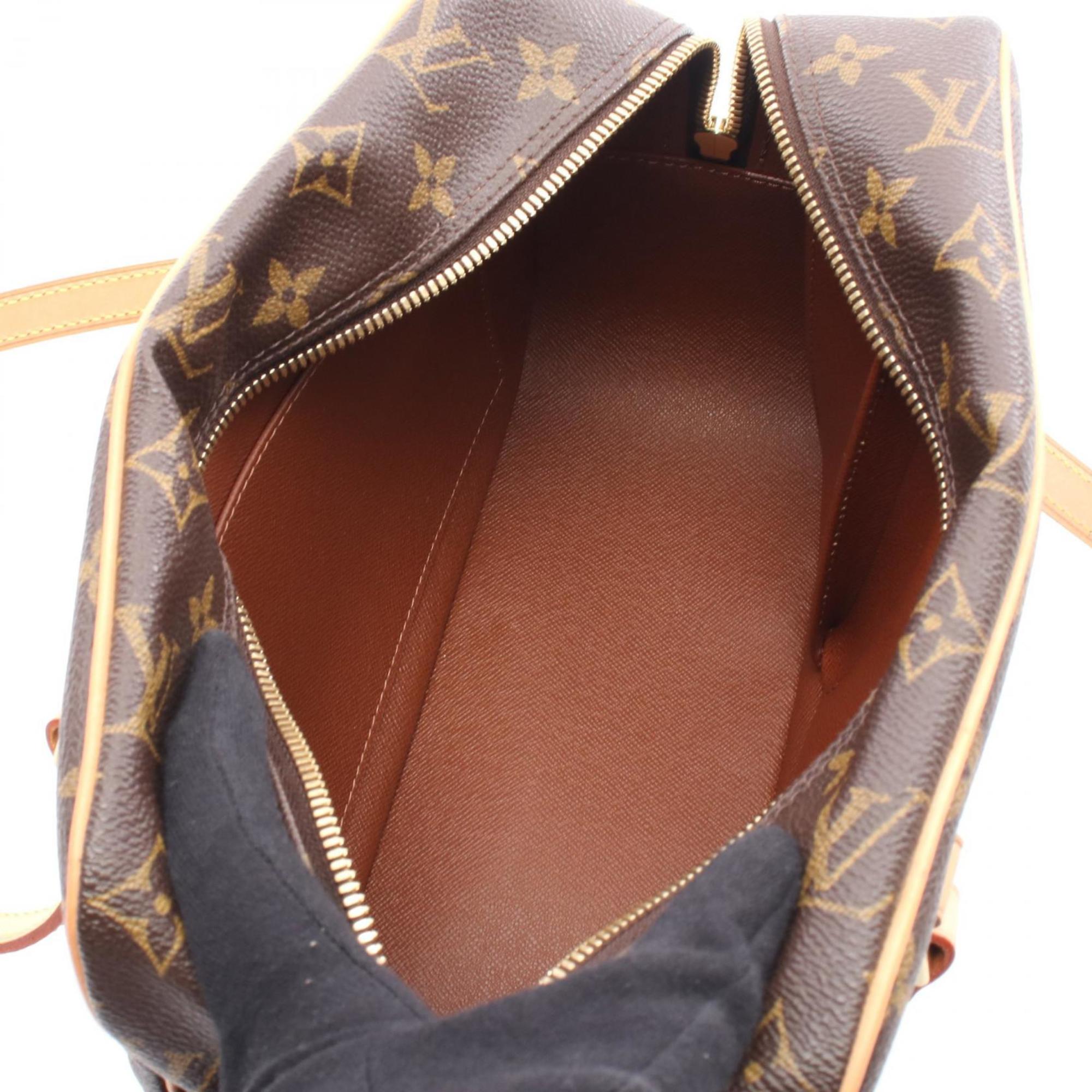 Louis Vuitton Brown Coated Canvas Pvc Leather Shoulder Bag (Pre-Owned)