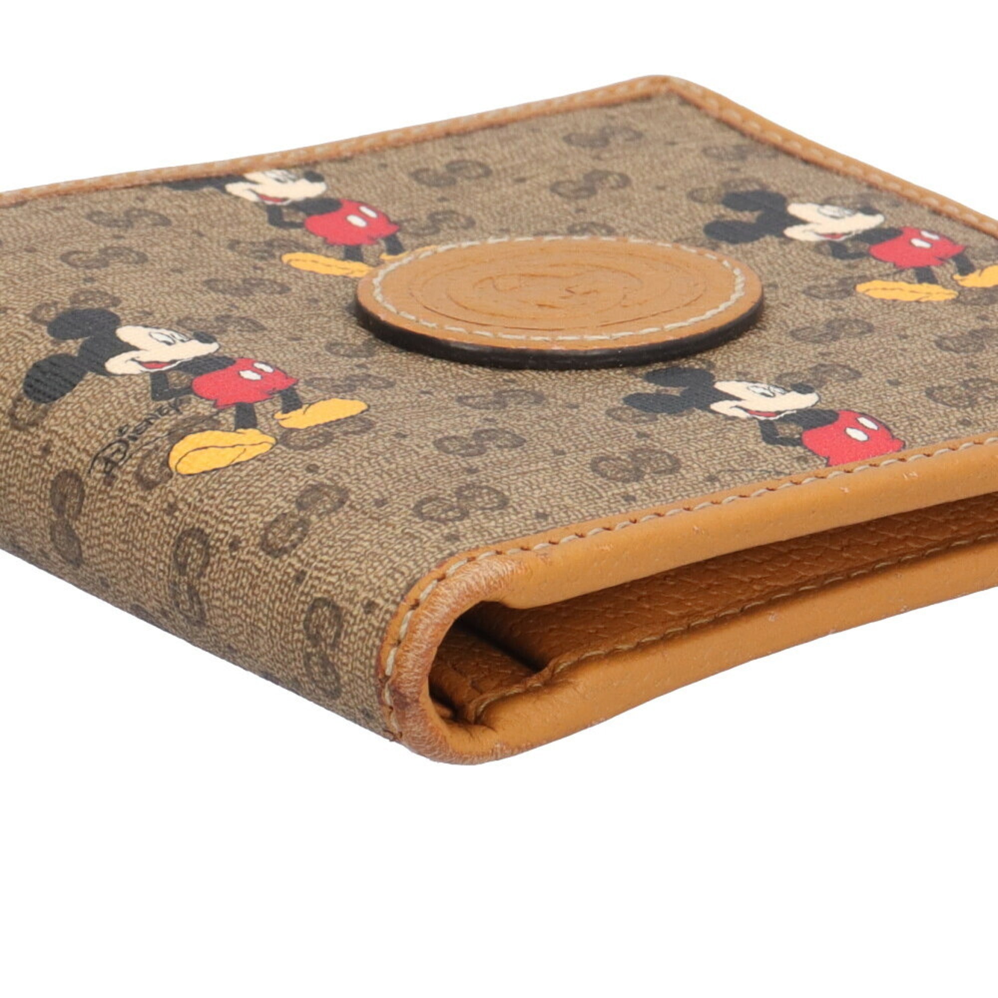 Gucci Brown Gg Supreme Canvas Wallet (Bi-Fold) (Pre-Owned)