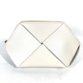 Bottega Veneta White Leather Pouch (Pre-Owned)