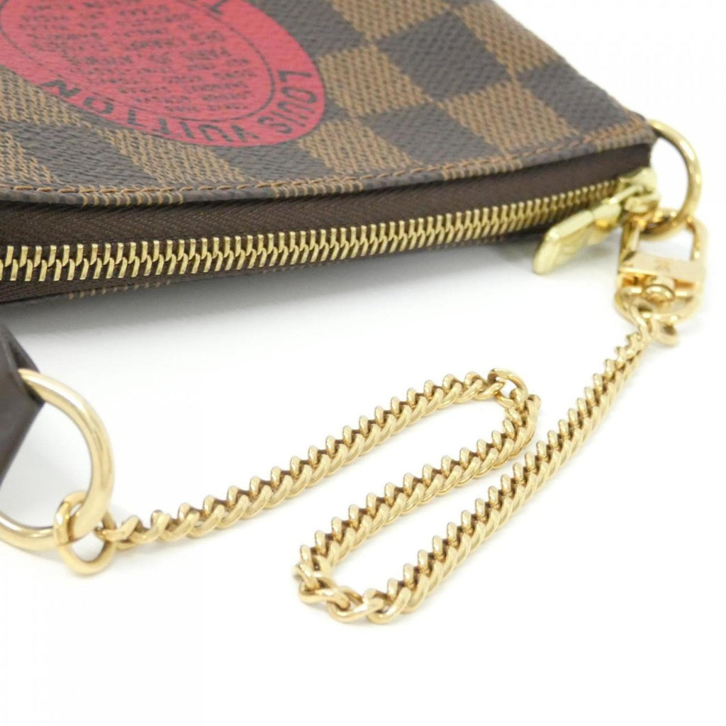 Louis Vuitton Damier Ebene Coated Canvas Pochette Pouch (Pre-Owned)