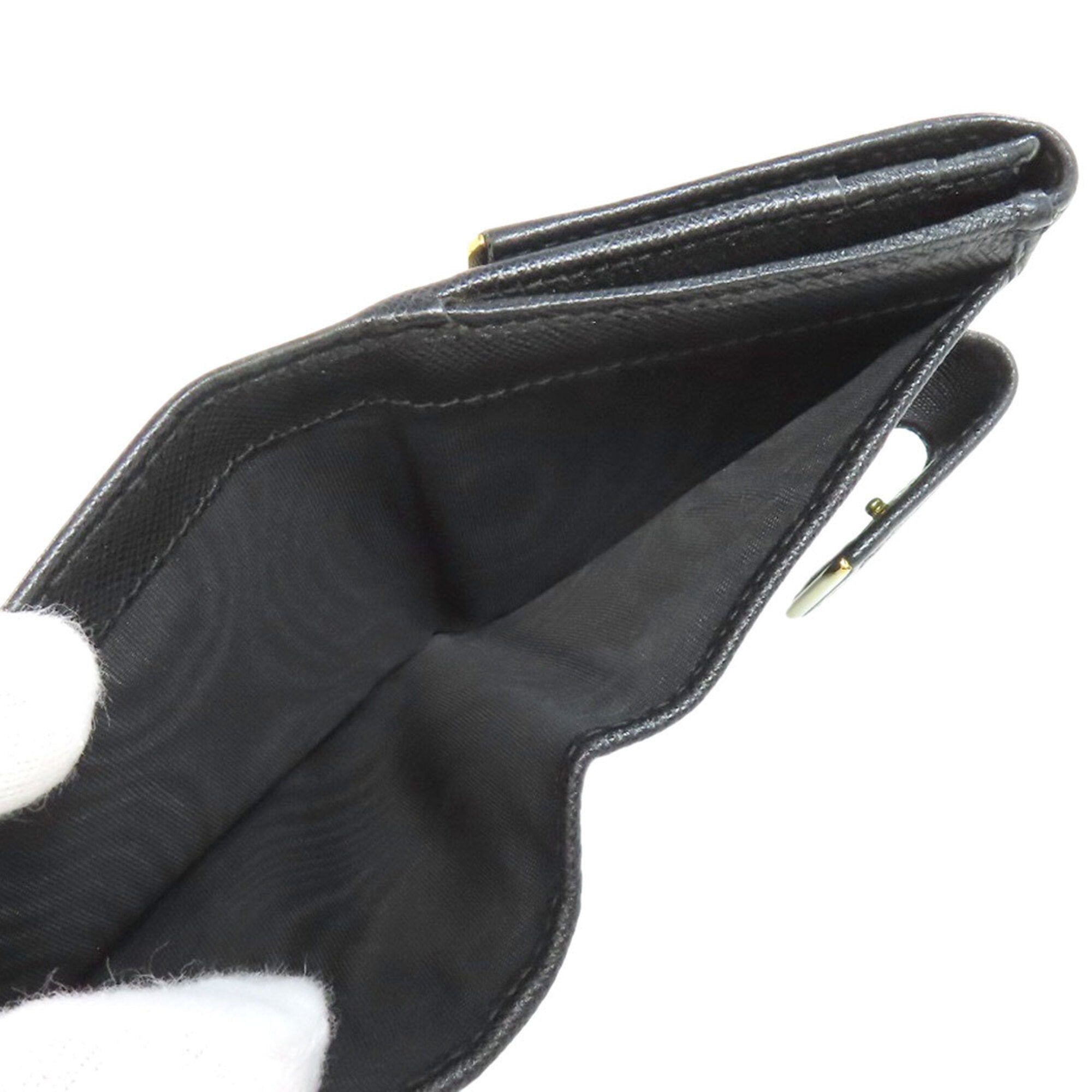 Prada Black Leather Wallet (Bi-Fold) (Pre-Owned)