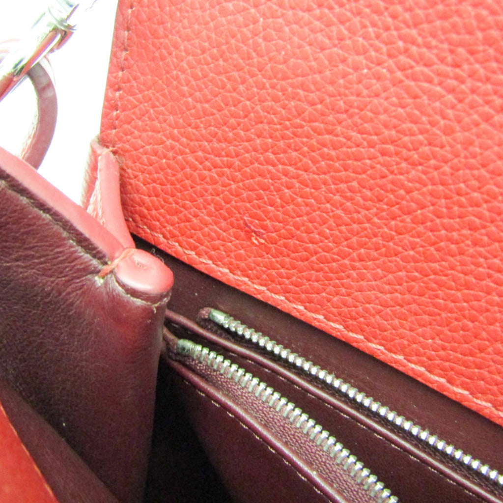 Louis Vuitton Astrid Handbag Leather Red Leather Handbag (Pre-Owned)