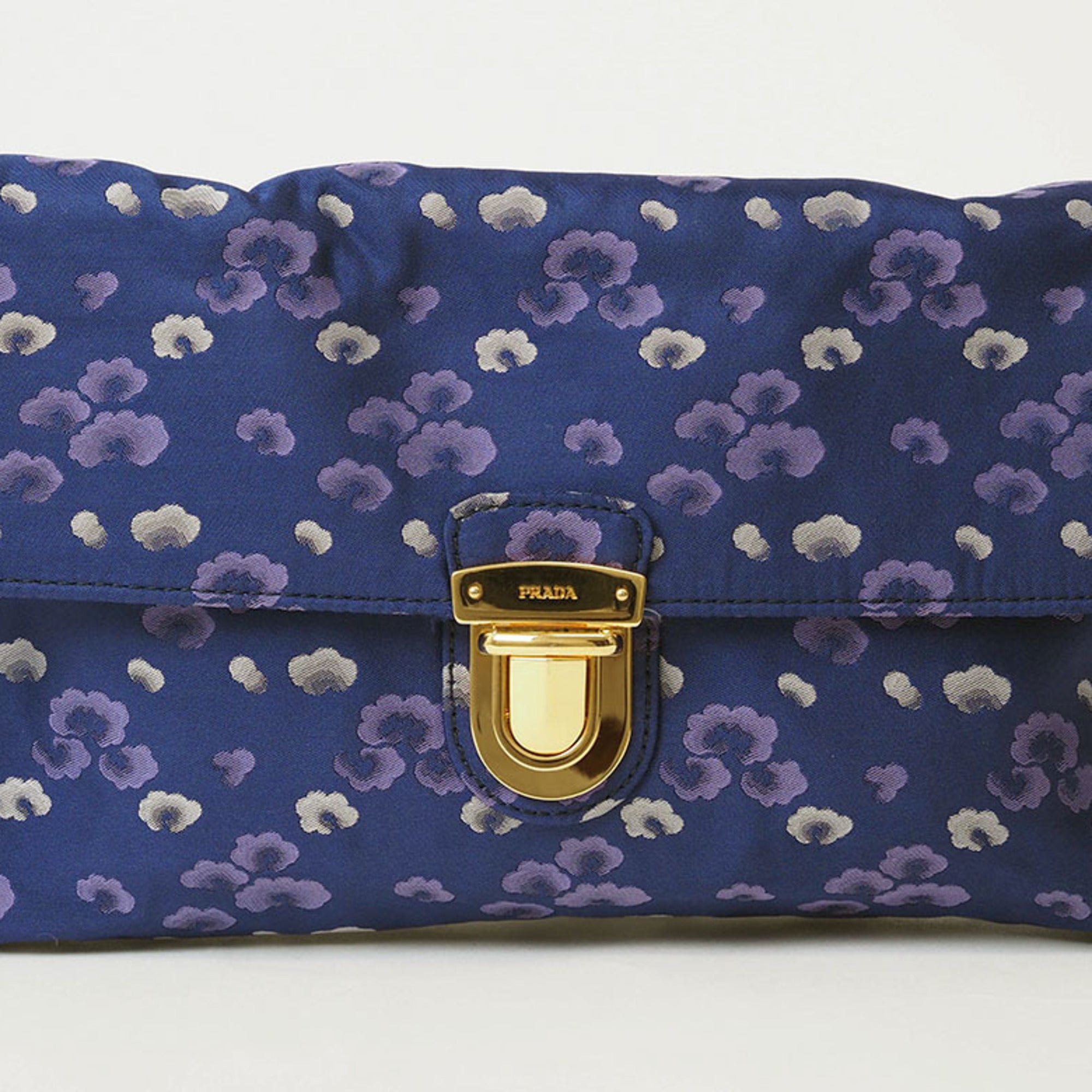 Prada Navy Nylon Shoulder Bag (Pre-Owned)