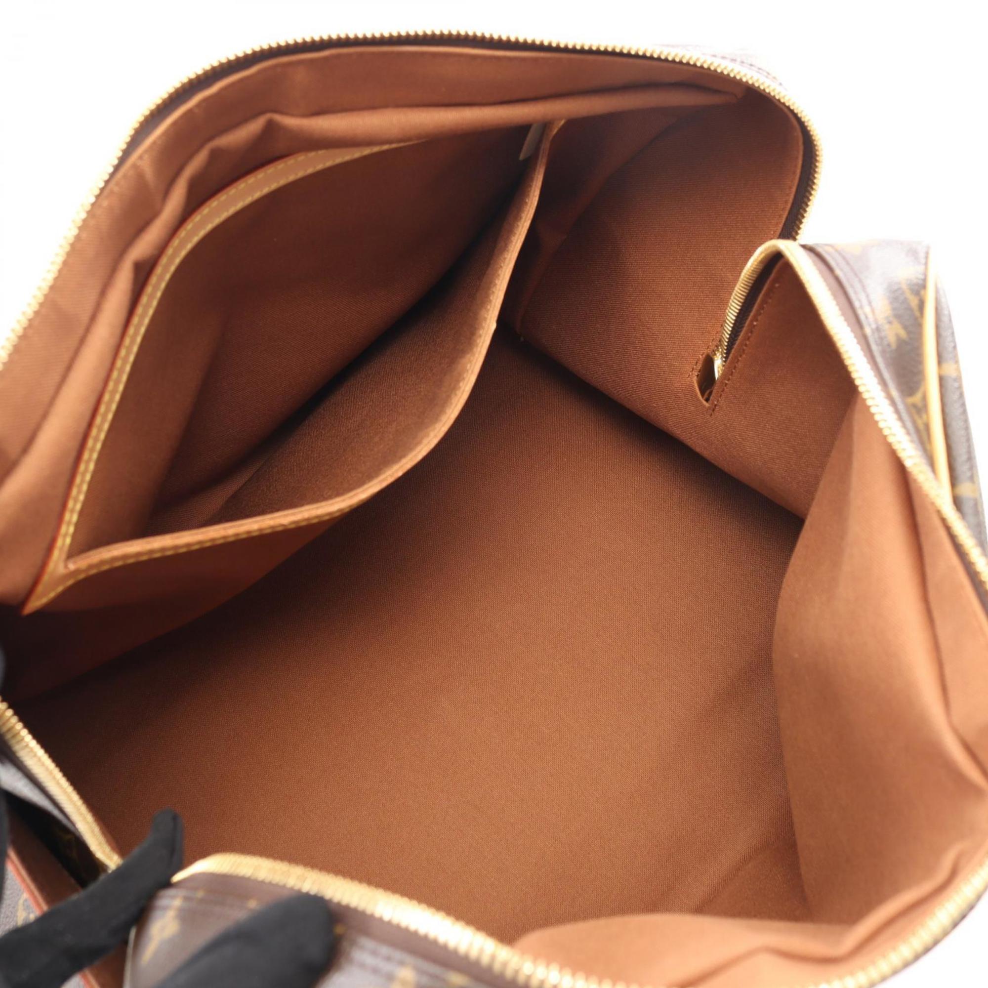 Louis Vuitton Brown Monogram Coated Canvas Boston Bag (Pre-Owned)