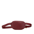 Bottega Veneta Bordeaux Red Color Wine Leather Fanny Pack (Pre-Owned)