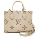 Louis Vuitton Cream Monogram Empreinte Tote Bag (Pre-Owned)