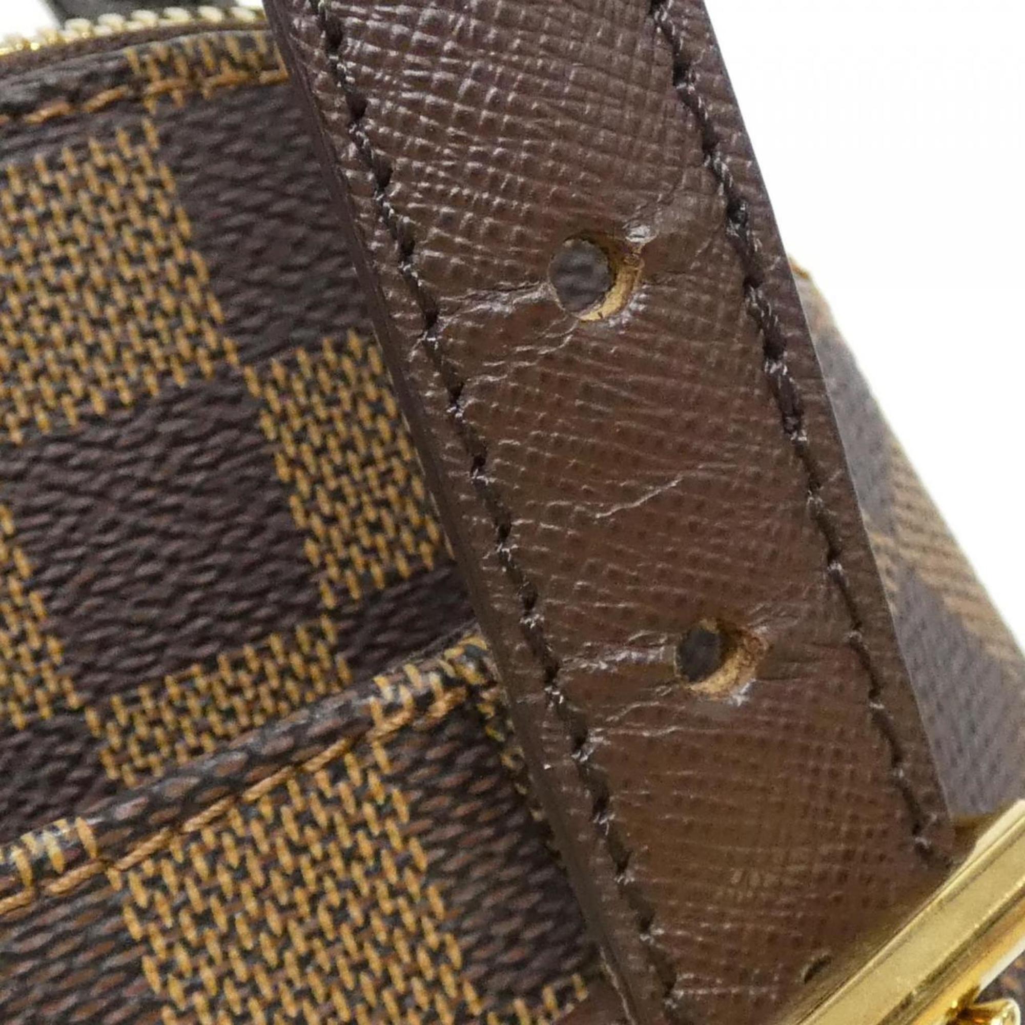 Louis Vuitton Ebene Coated Canvas Shoulder Bag (Pre-Owned)