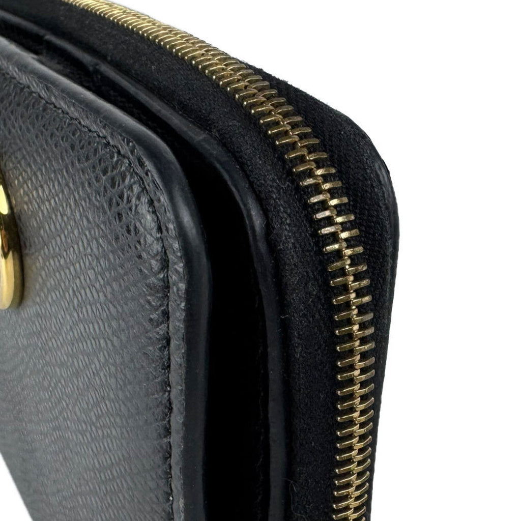 Fendi Black Leather Wallet (Bi-Fold) (Pre-Owned)