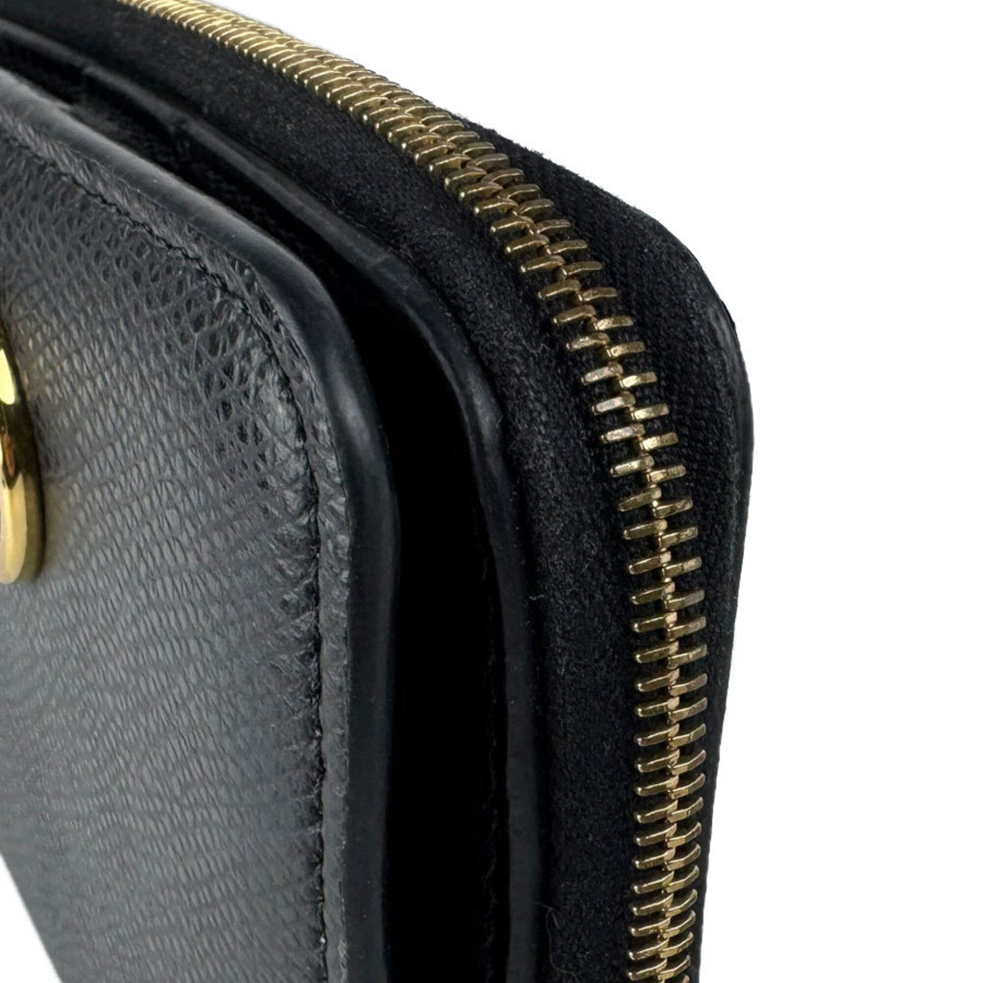 Fendi Black Leather Wallet (Bi-Fold) (Pre-Owned)