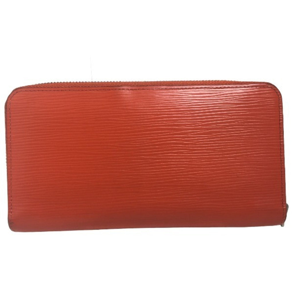 Louis Vuitton Epi Orange Epi Leather Long Wallet (Bi-Fold) (Pre-Owned)