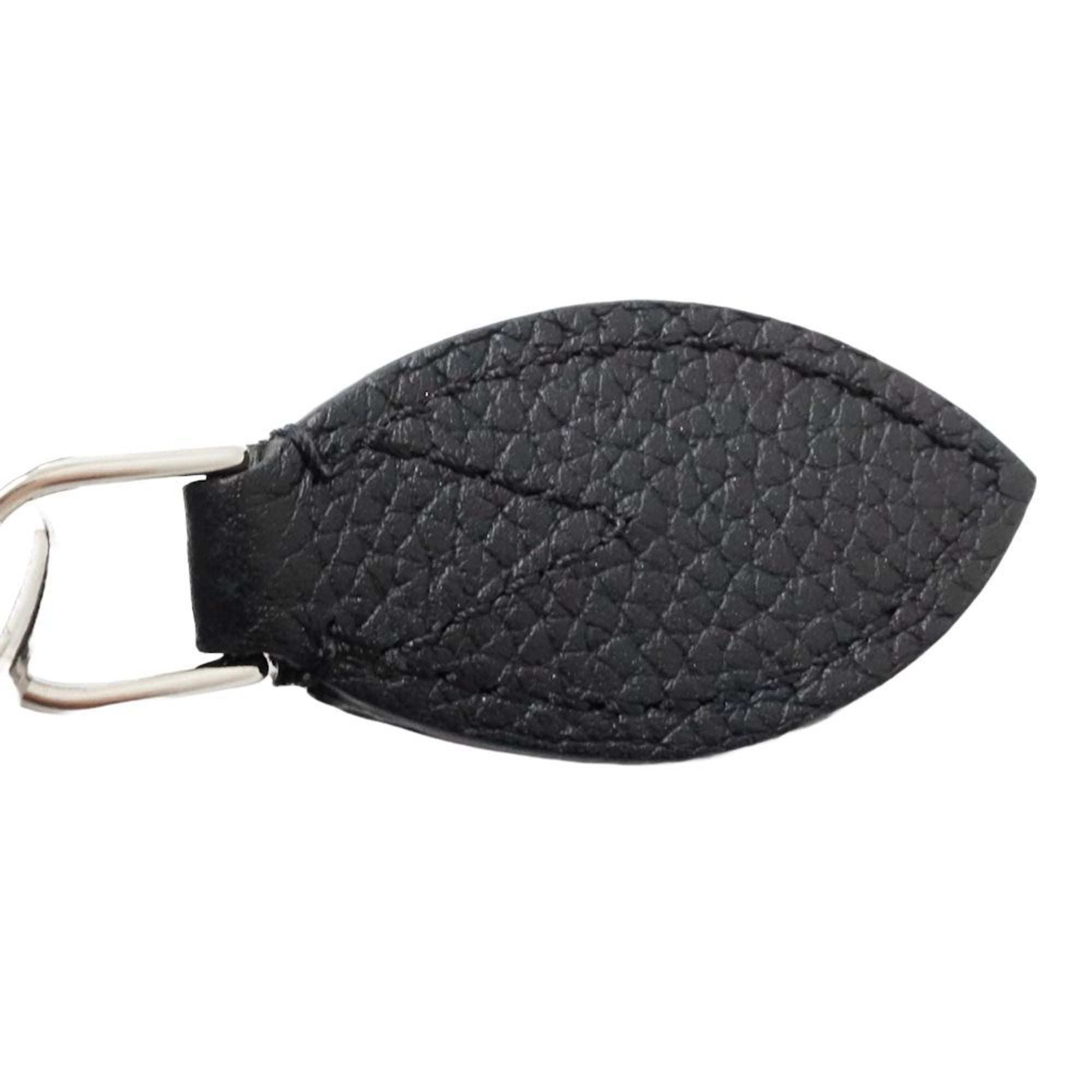 Louis Vuitton Noir Leather Coin Purse/Coin Case (Pre-Owned)
