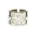 Chanel Silver 925 Band Ring (Pre-Owned)