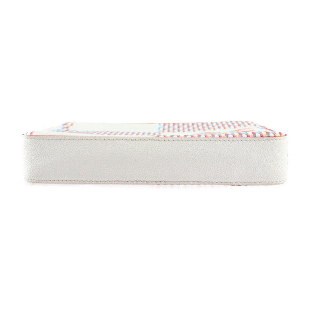 Louis Vuitton Blanc Multi-Color White Leather Pouch Shoulder Bag (Pre-Owned)