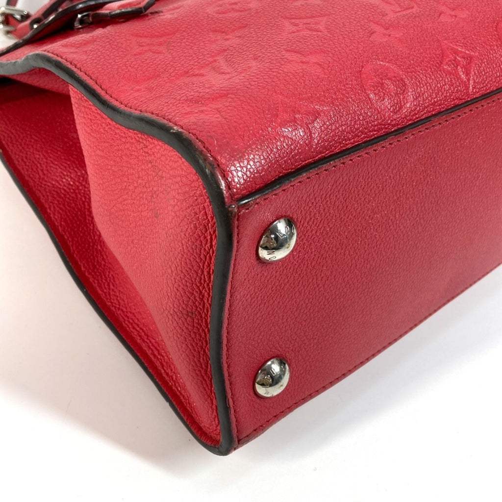 Louis Vuitton Monogram Empreinte Red Color Monogram Empreinte Handbag Shoulder Bag (Pre-Owned)