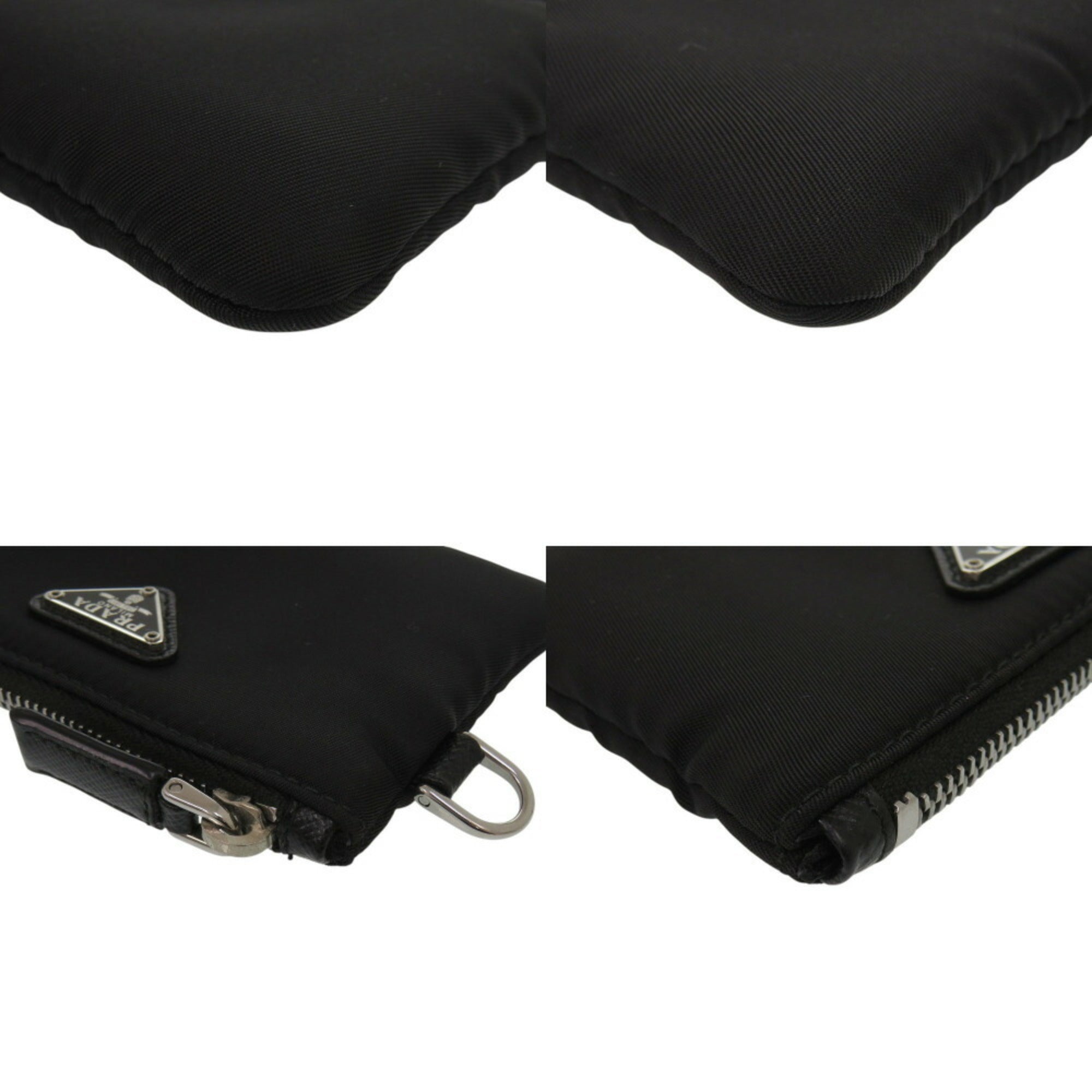 Prada Black Nylon Pouch Shoulder Bag (Pre-Owned)