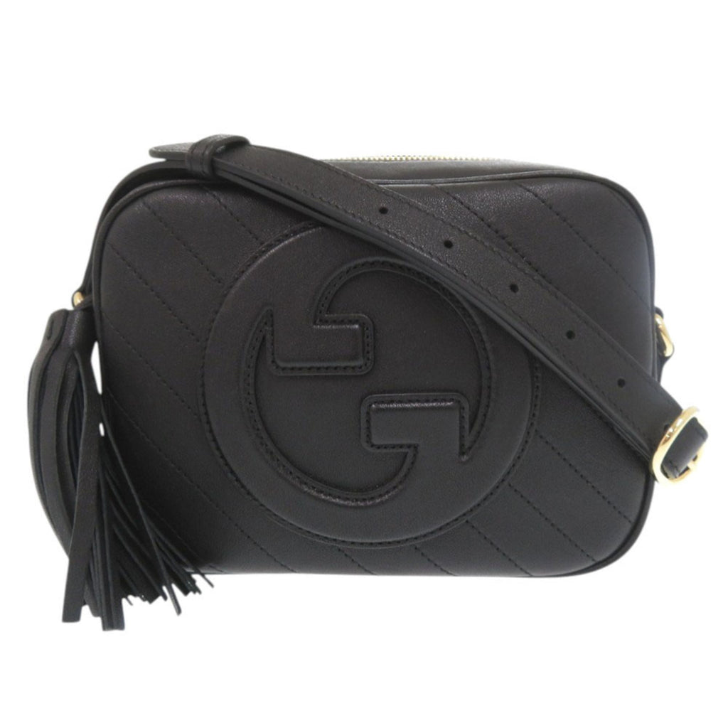Gucci Black Leather Shoulder Bag (Pre-Owned)