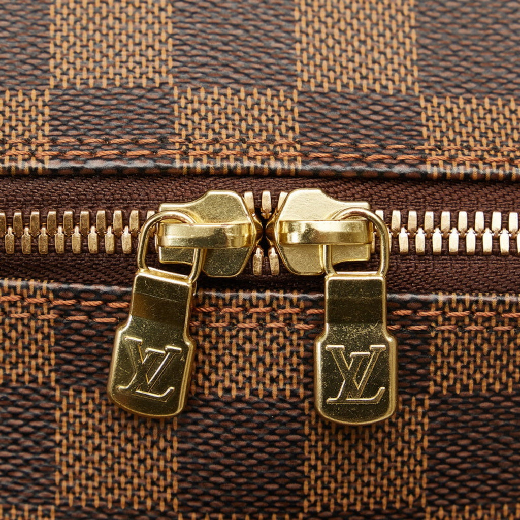 Louis Vuitton Brown Damier Canvas Pvc Leather Shoulder Bag (Pre-Owned)