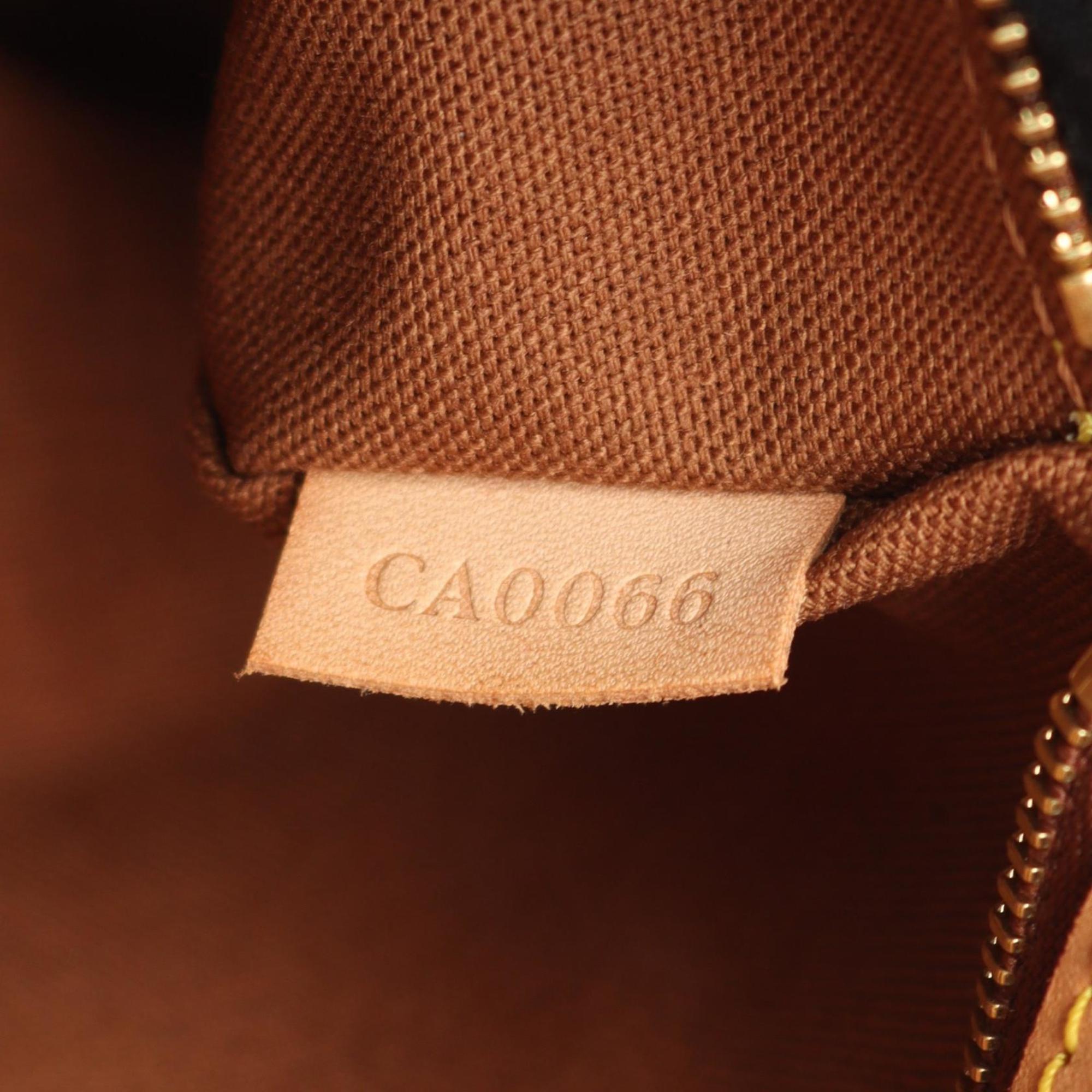 Louis Vuitton Brown Monogram Coated Canvas Pvc Leather Shoulder Bag (Pre-Owned)