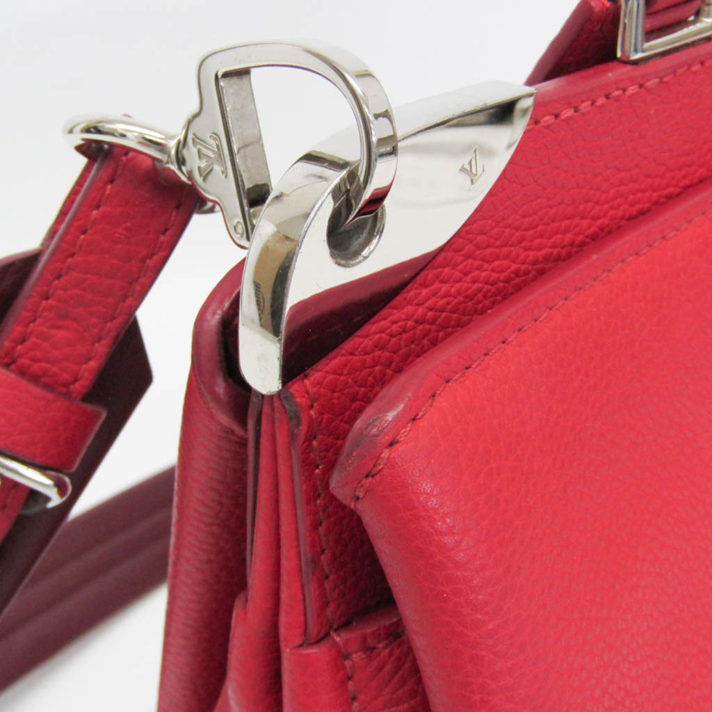 Louis Vuitton Astrid Handbag Leather Red Leather Handbag (Pre-Owned)