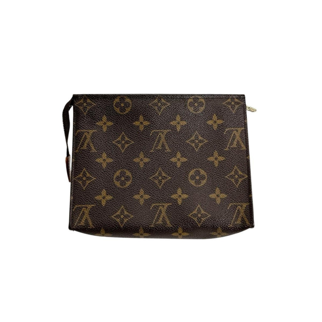 Louis Vuitton Brown Monogram Canvas Pochette Pouch Wash Bag (Pre-Owned)