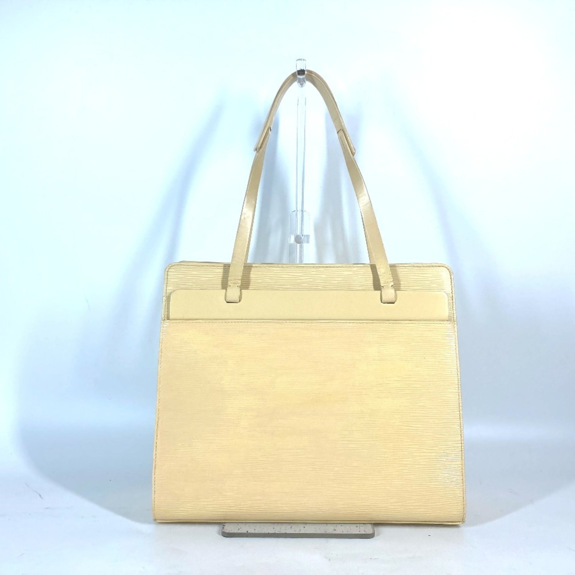 Louis Vuitton Vanilla Yellow Epi Leather Shoulder Bag Tote Bag (Pre-Owned)