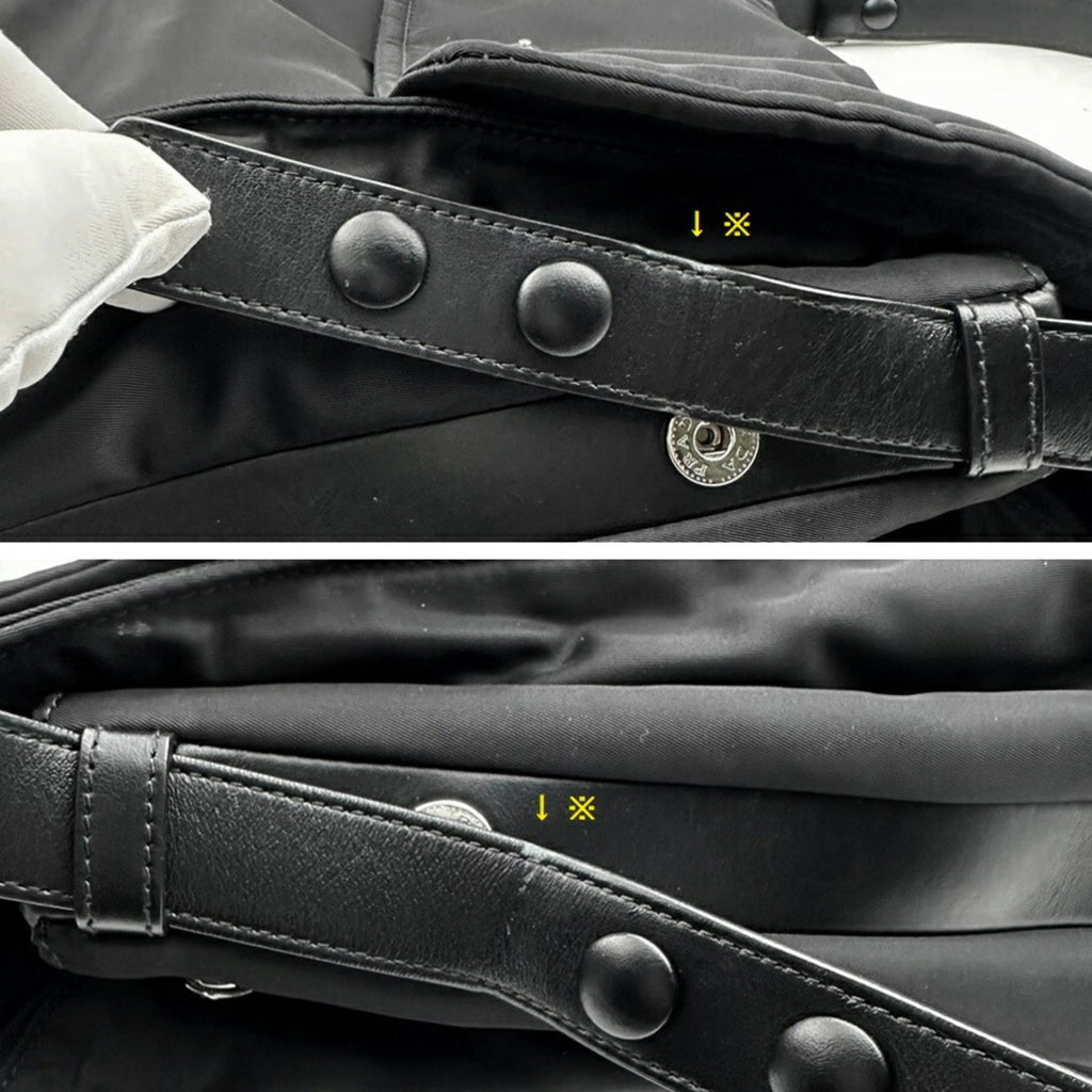 Prada Black Nylon Shoulder Bag (Pre-Owned)