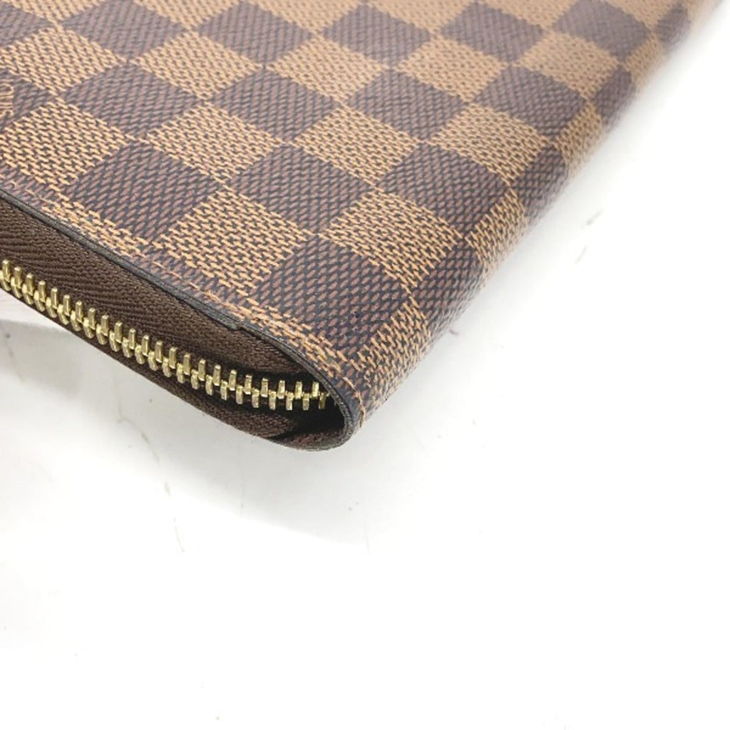 Louis Vuitton Brown Damier Canvas Long Wallet (Bi-Fold) (Pre-Owned)