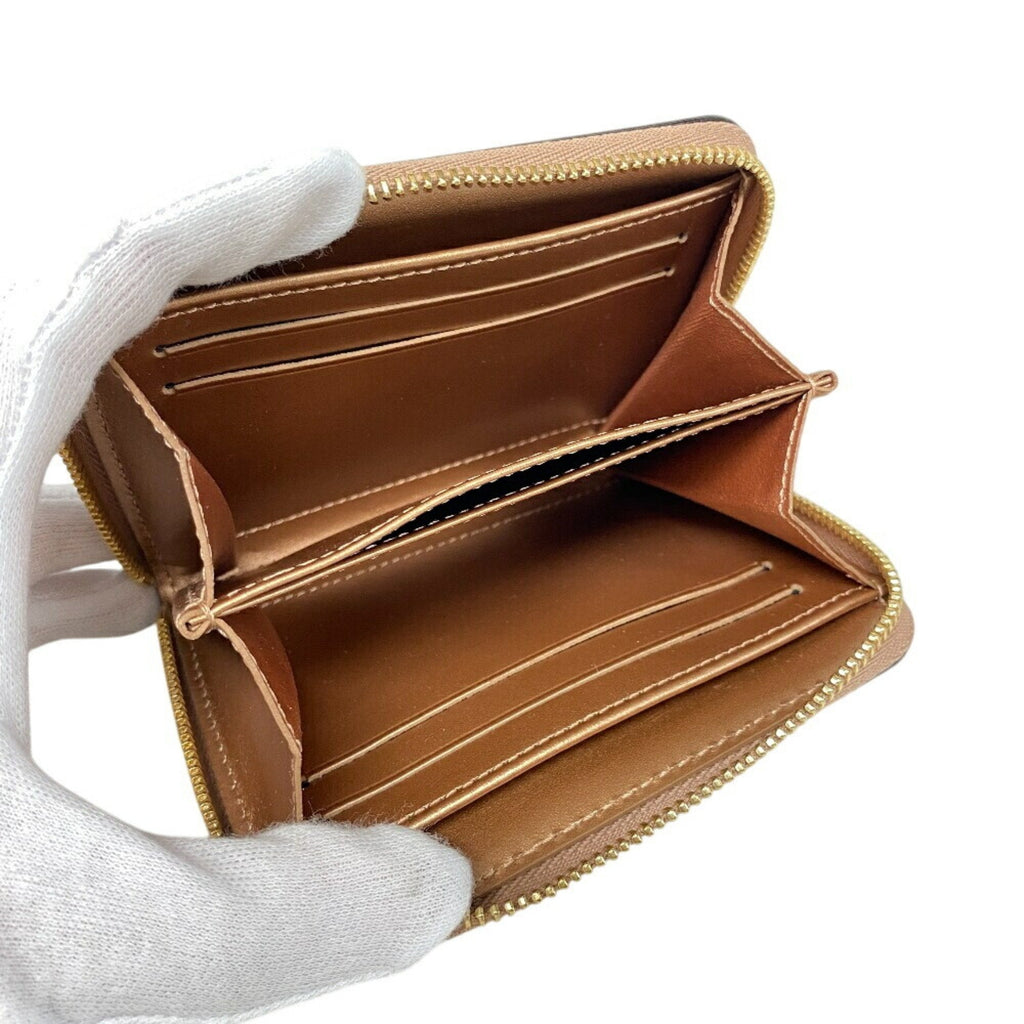 Louis Vuitton Monogram Vernis Beige Monogram Vernis Coin Purse/Coin Case (Pre-Owned)
