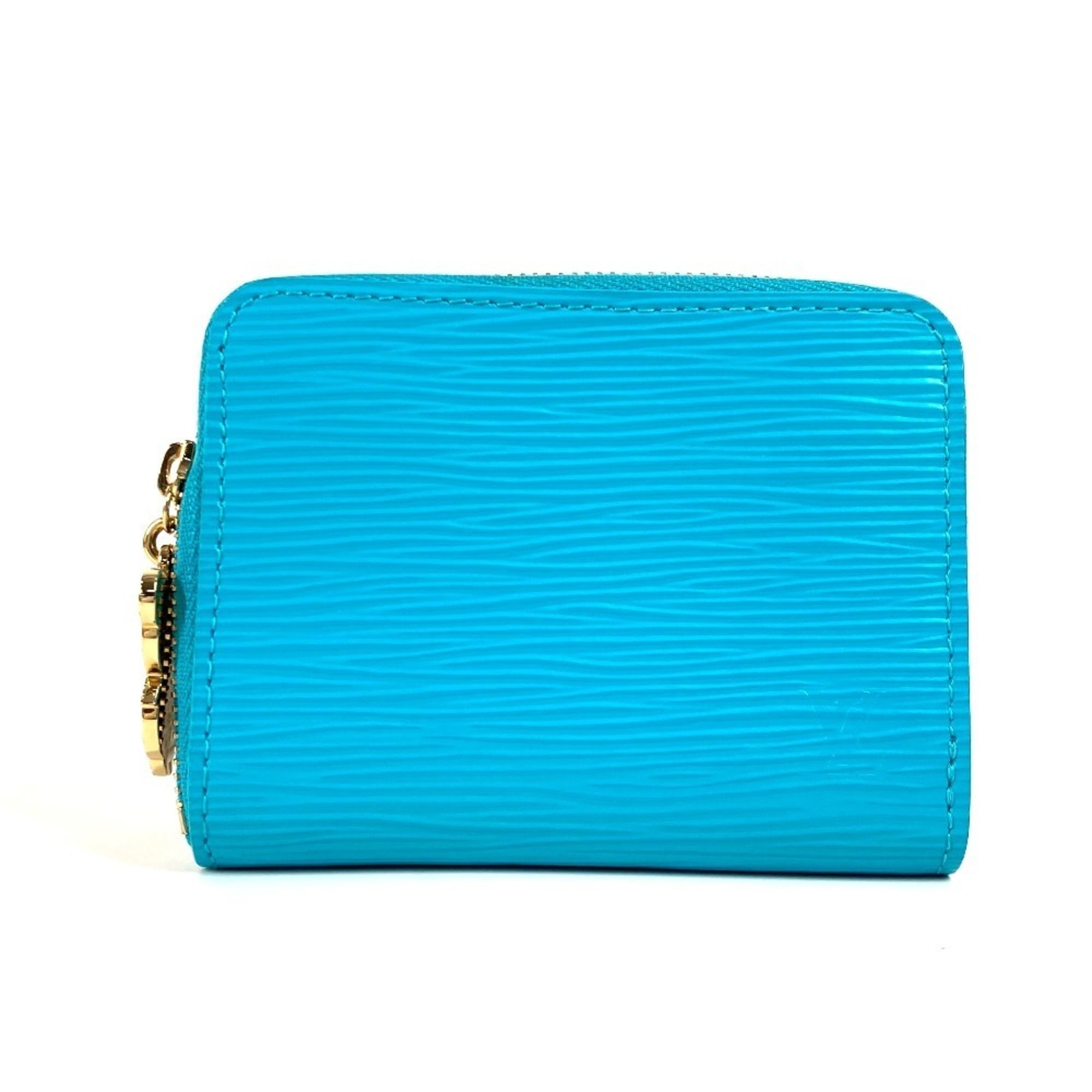 Louis Vuitton Epi Blue Epi Leather Coin Purse/Coin Case (Pre-Owned)