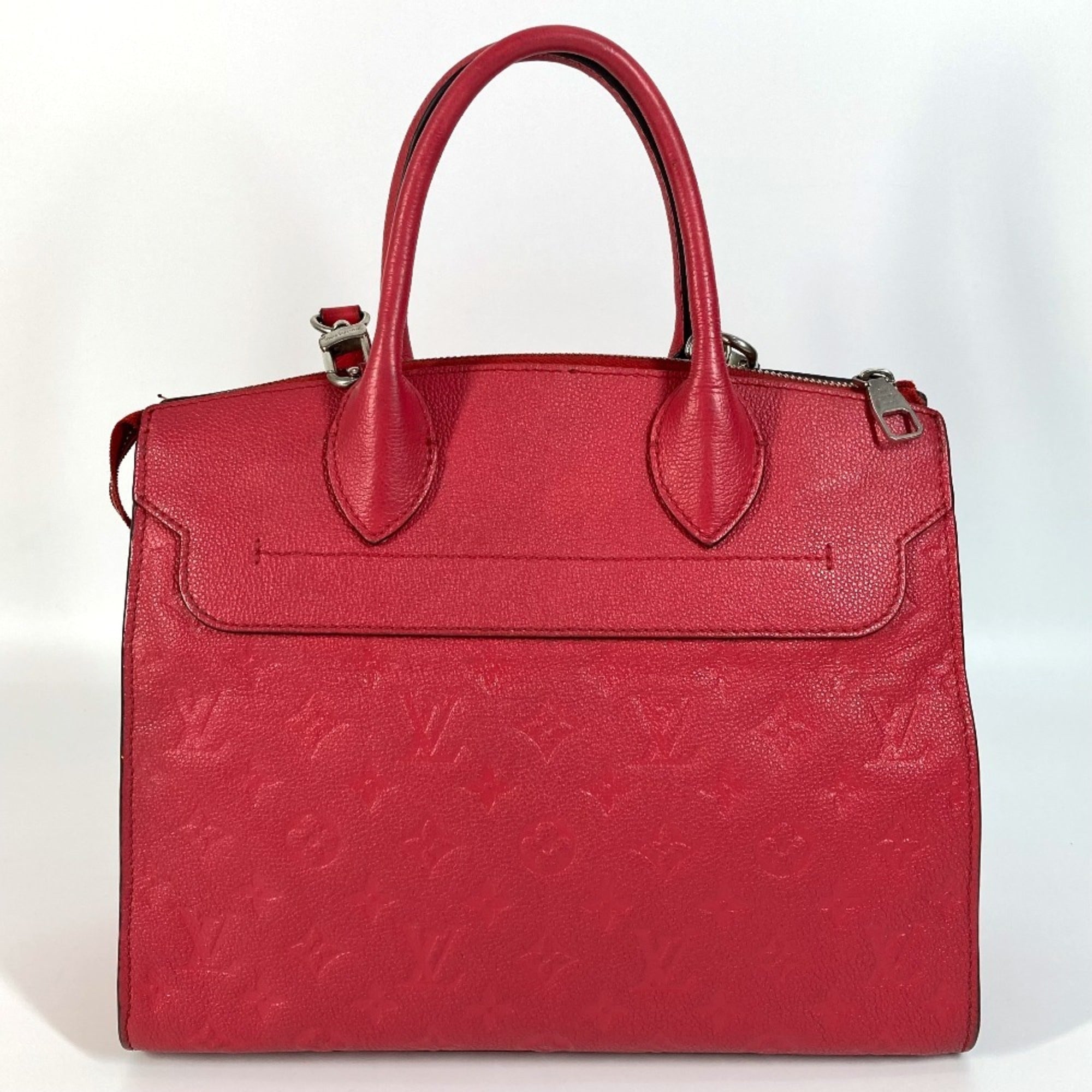 Louis Vuitton Monogram Empreinte Red Color Monogram Empreinte Handbag Shoulder Bag (Pre-Owned)
