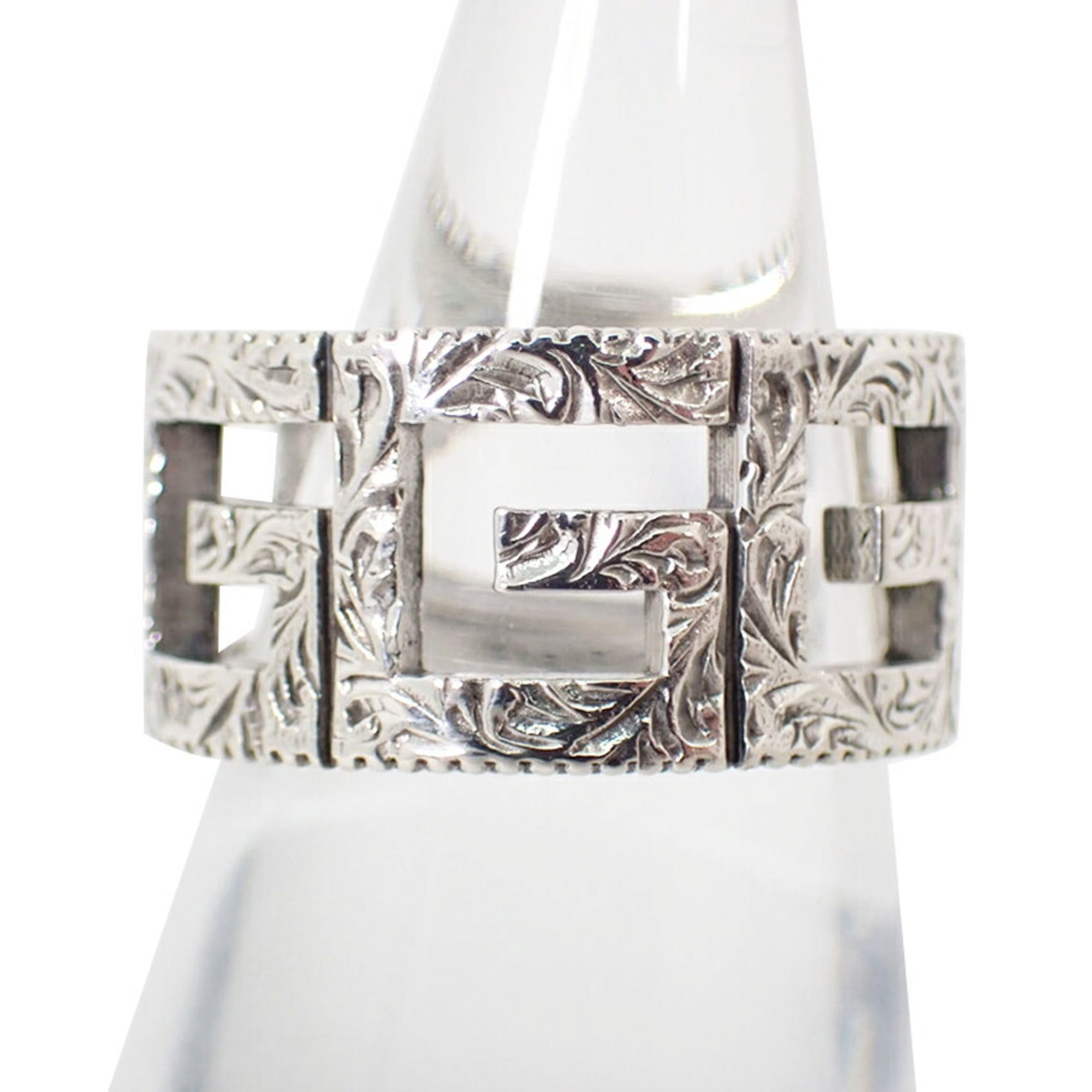 Gucci Silver Sterling Silver 925 Band Ring (Pre-Owned)