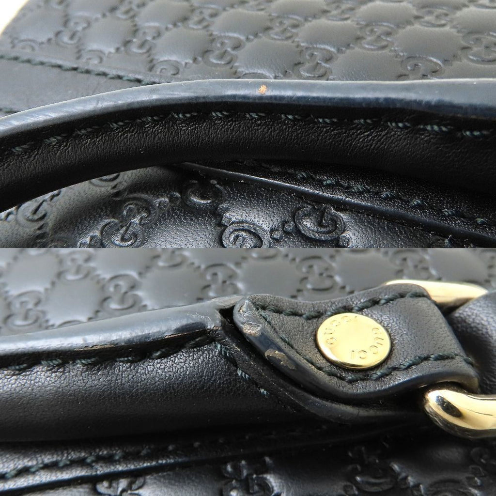 Gucci Black Leather Handbag (Pre-Owned)