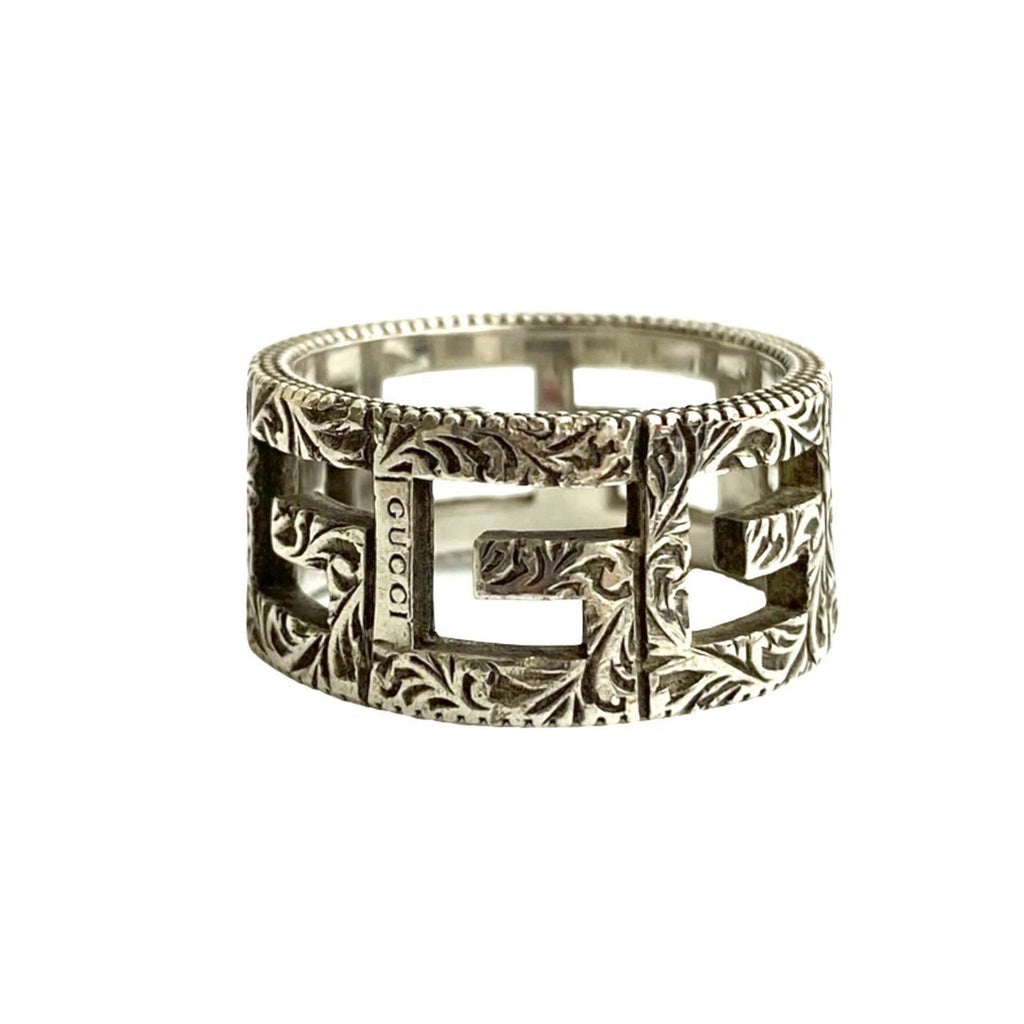 Gucci Silver Silver 925 Band Ring (Pre-Owned)