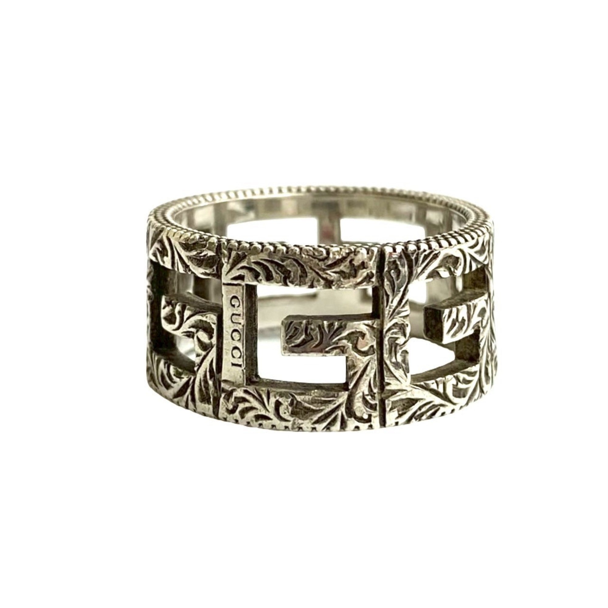 Gucci Silver Silver 925 Band Ring (Pre-Owned)