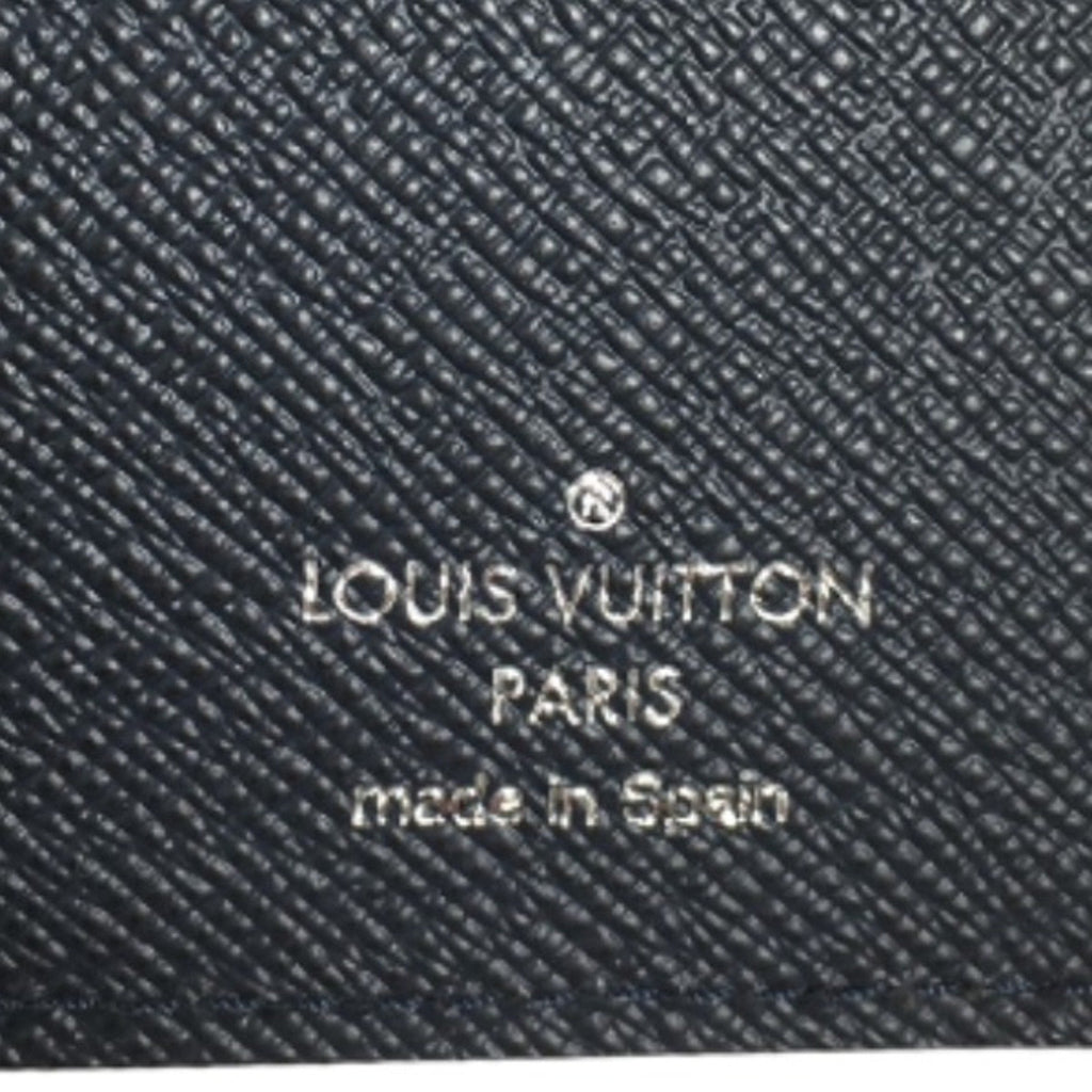 Louis Vuitton Navy Blue Epi Leather Long Wallet (Bi-Fold) (Pre-Owned)