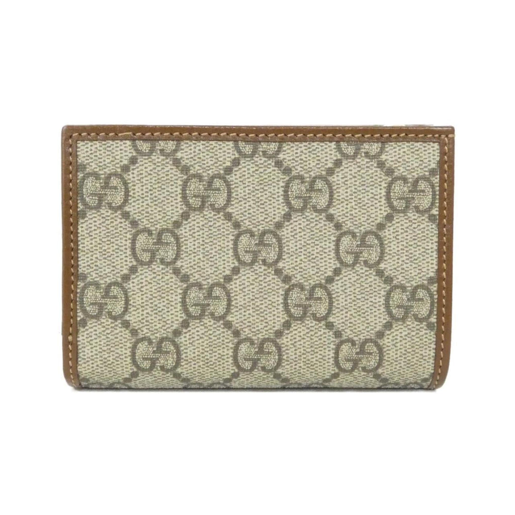 Gucci Beige Brown Gg Supreme Wallet (Bi-Fold) (Pre-Owned)