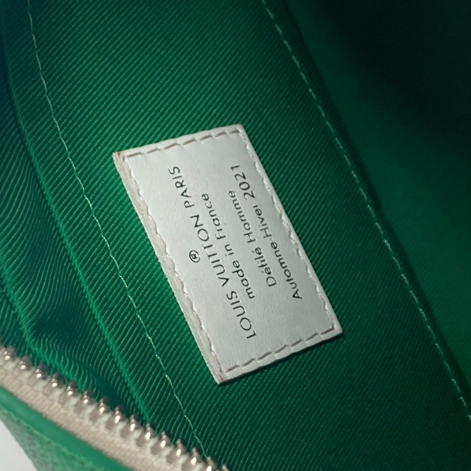 Louis Vuitton Monogram Green Monogram Pochette Shoulder Bag (Pre-Owned)