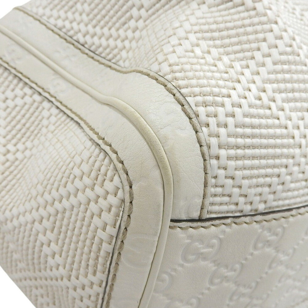 Gucci White Leather Handbag (Pre-Owned)